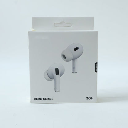 Person using Hero Series Wireless Bluetooth Earbuds while running