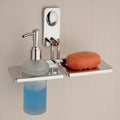 Stainless Steel Soap Dispenser with Soap Dish – Durable & Rustproof