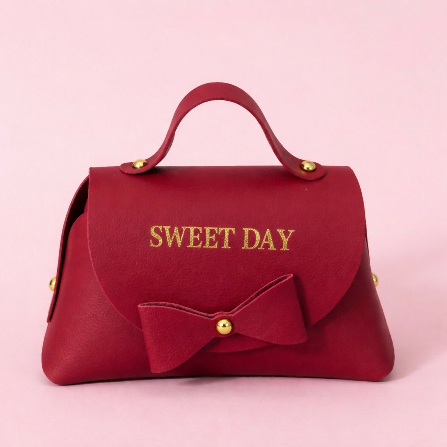 Maroon Mini Handbag for Women | Stylish Small Purse for Casual & Gifting