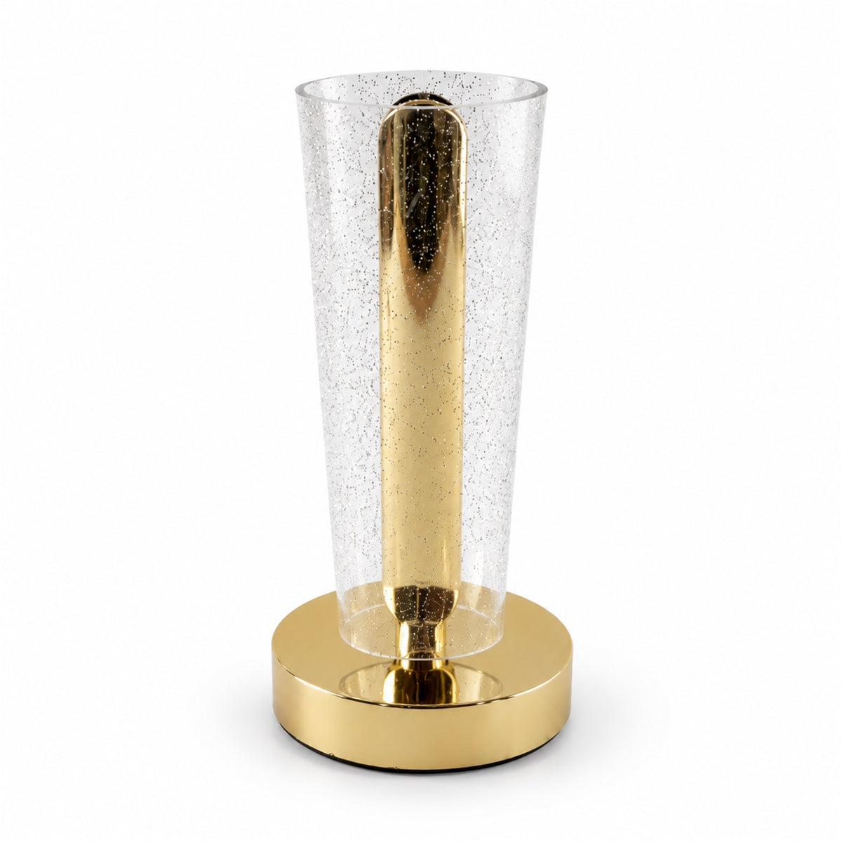 Crystal Table Lamp – Sparkle Design with Golden Base LED