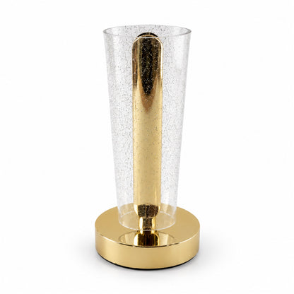 Crystal Table Lamp – Sparkle Design with Golden Base LED