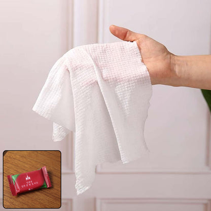 Ultra Soft Compact Disposable Travel Tissue Towel (1 Pc 30x25 Cm)
