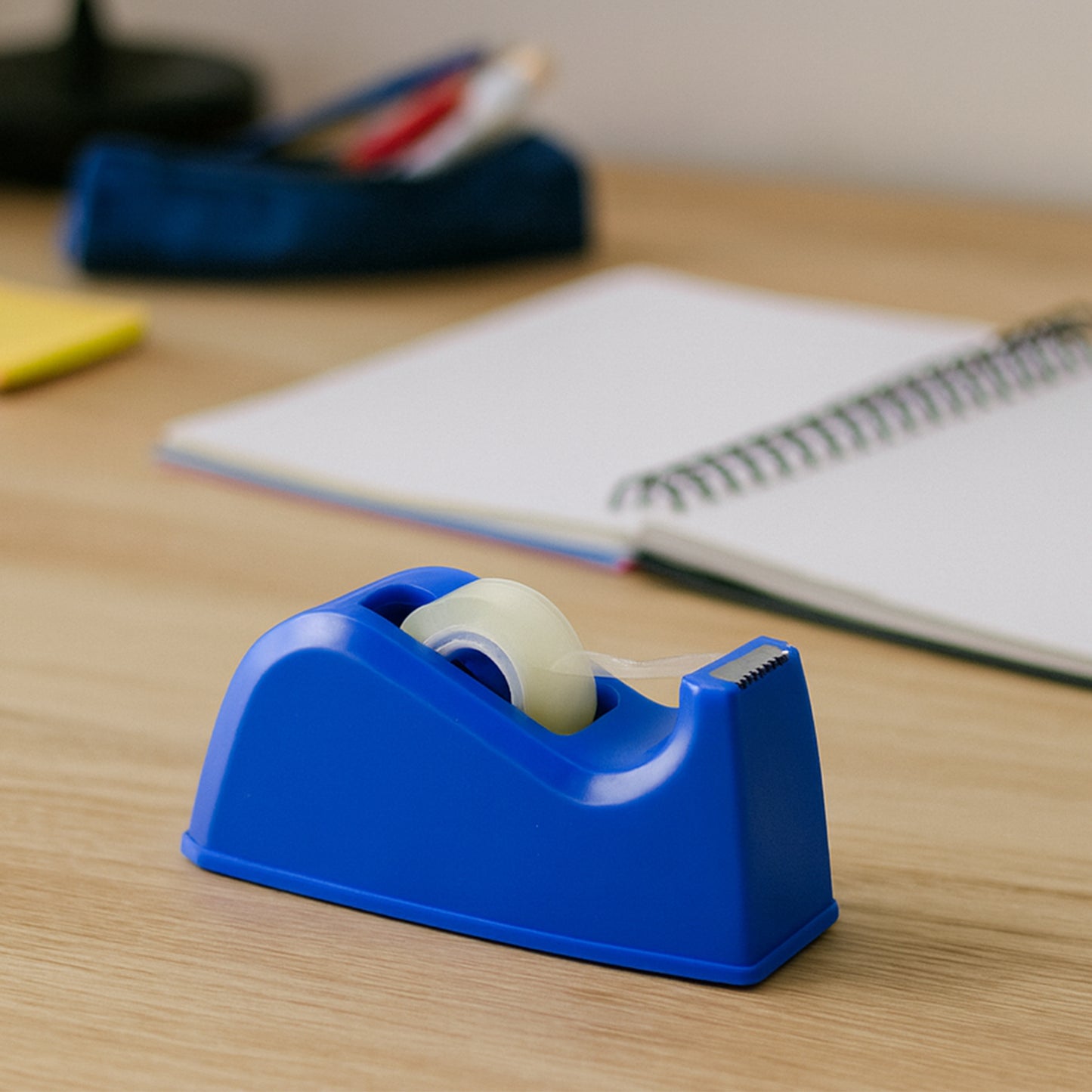 Officemate Tape Dispenser Deluxe Medium – Heavy Base & Sharp Cutter for Smooth Tape Use