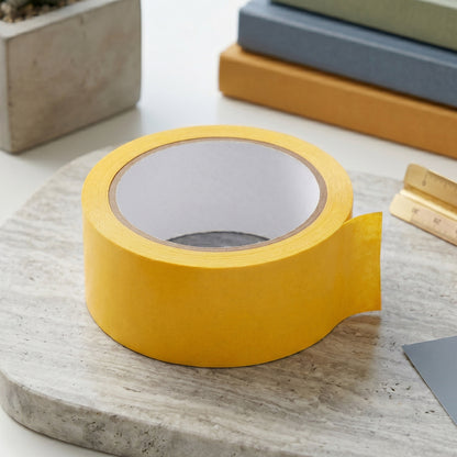Tearable transparent mesh tape for mounting photos and posters