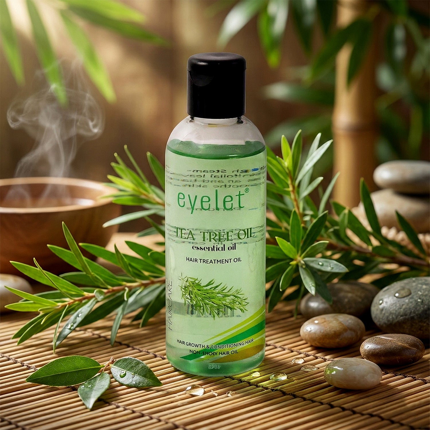 Eyelet Tea Tree Hair Oil 100ml – Essential Oil Hair Growth, Conditioning & Scalp Care