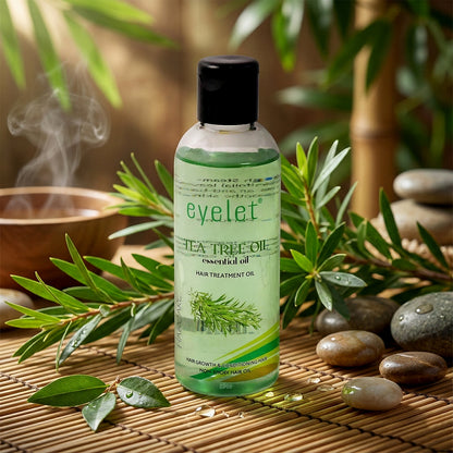 Eyelet Tea Tree Hair Oil 100ml – Essential Oil Hair Growth, Conditioning & Scalp Care