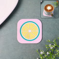 Silicone Lemon Drink Coaster – Heat-Resistant Table Protector