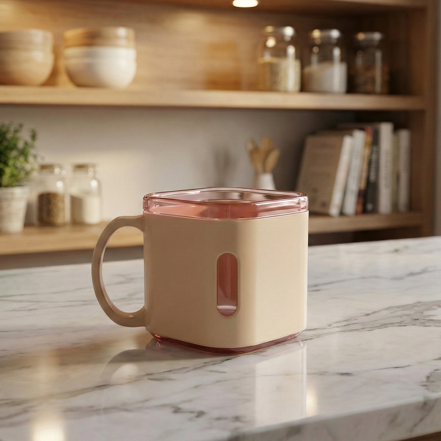 Premium Square Shape Tea Cup Set – 6-Piece (150 ML)