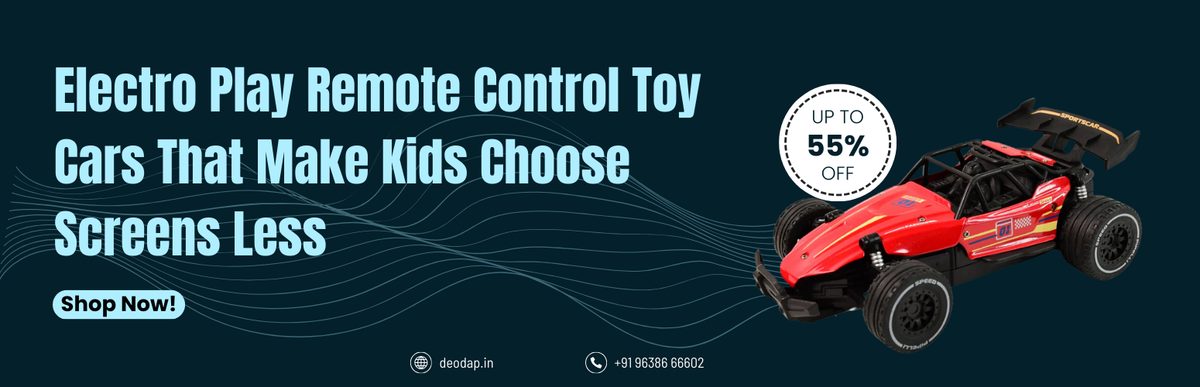 Electro Play Remote Control Toy Cars That Make Kids Choose Screens Less