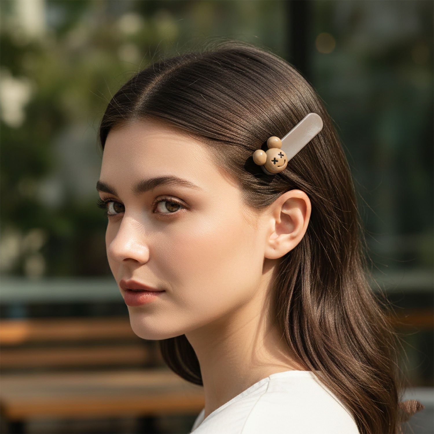 Fashion snap hair clip set