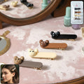 Cartoon Bear Hair Clips – Playful & Secure 4-Piece Set
