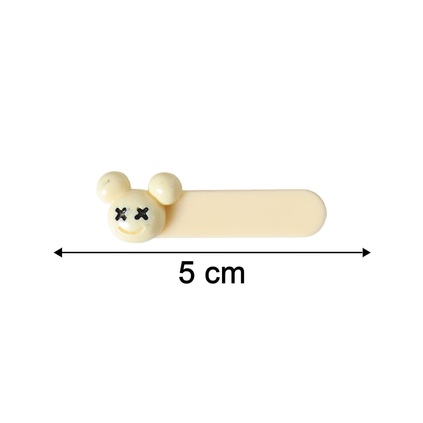 Hair clip size reference