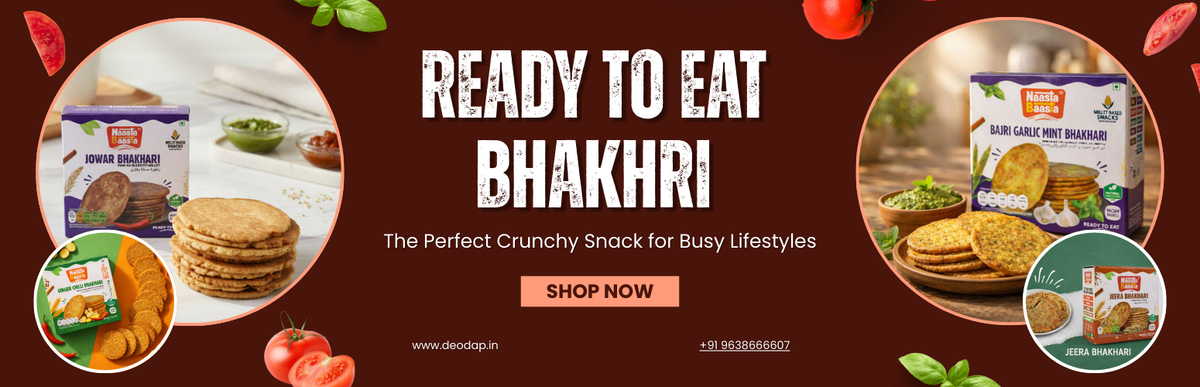 Ready to Eat Bhakhri: The Perfect Crunchy Snack for Busy Lifestyles