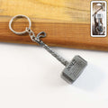 Metal Hammer Shape Keychain – Durable Alloy Miniature