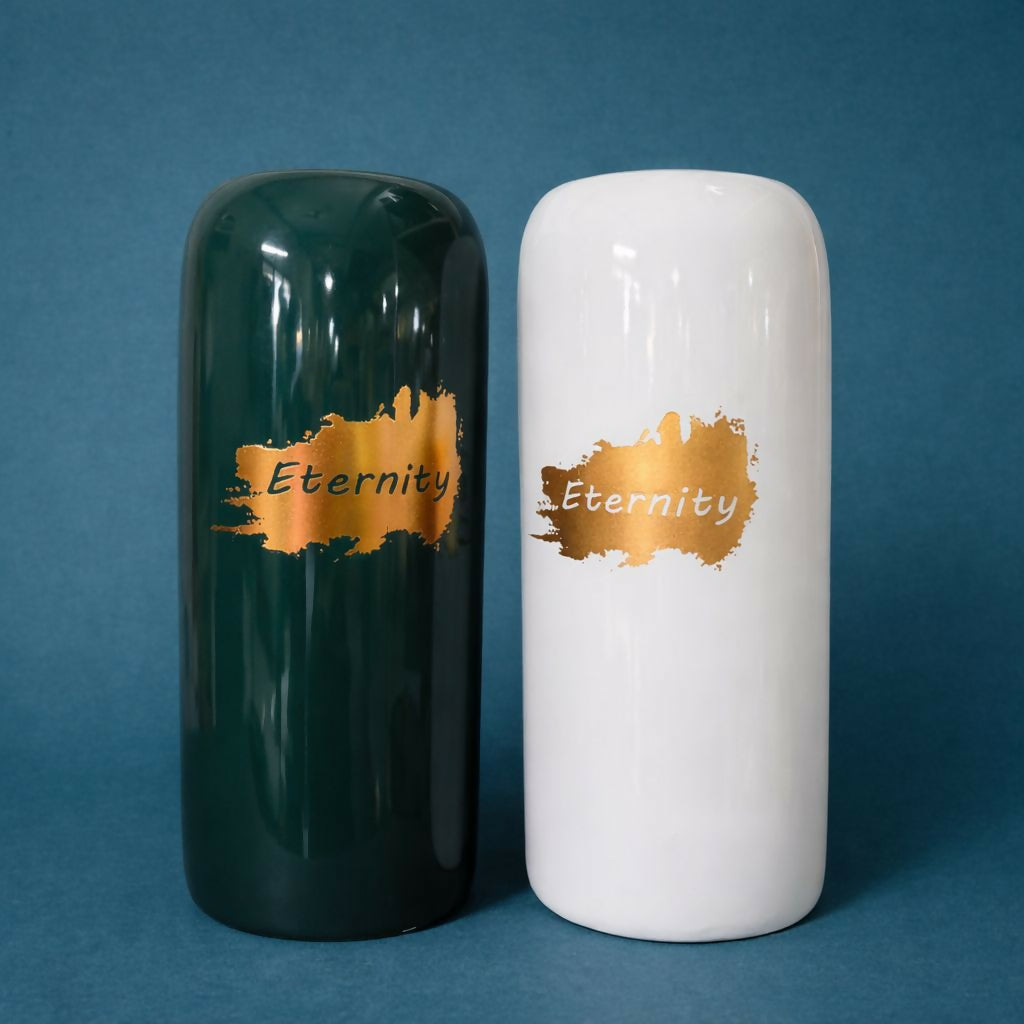 Eternity Decorative Floor Vase 12 Inch Modern Tall Vase for Home Décor