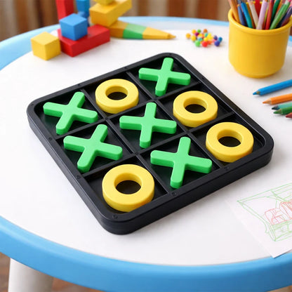 3-in-1 Classic Board Game Combo – Chess, Tic Tac Toe & Peg Solitaire Game Set