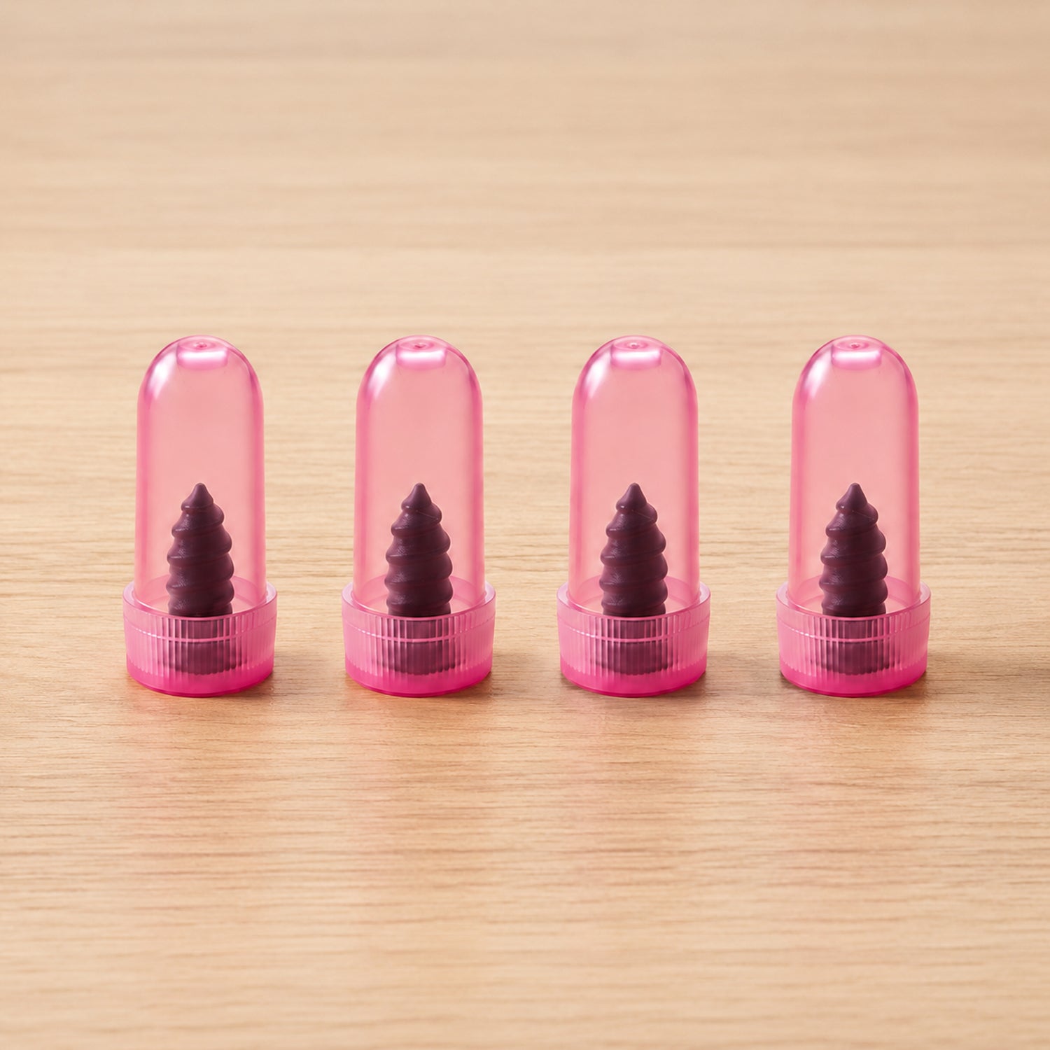 Pink screw-style tire puncture repair nail