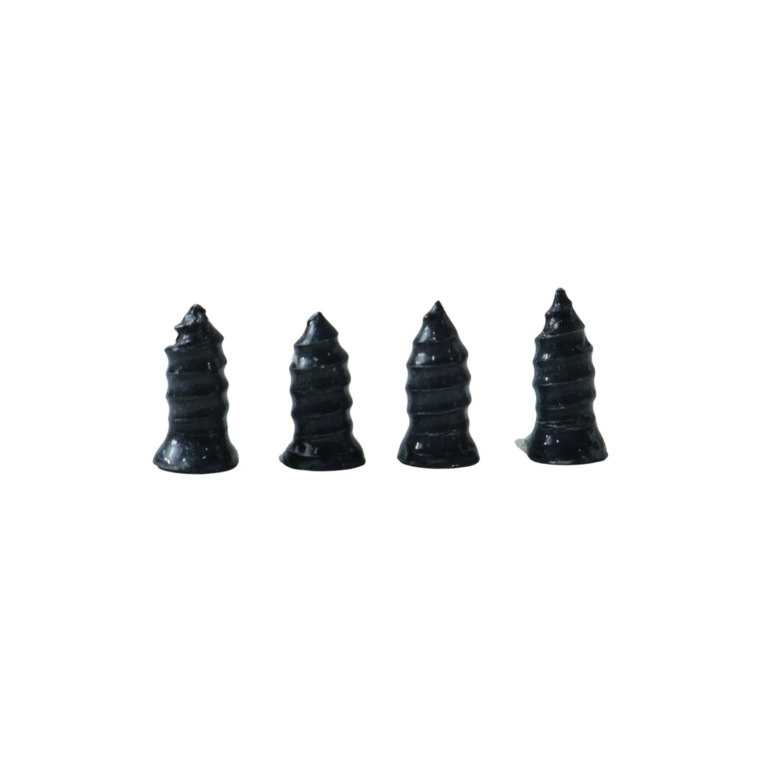 Side view of pink tire puncture repair plug
