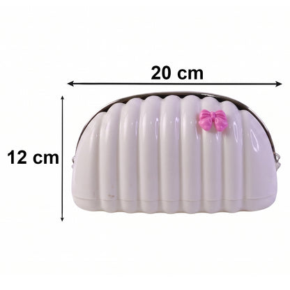 Decorative tissue paper holder with seashell design