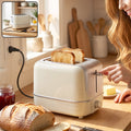 800W 2 Slice Pop Up Bread Toaster with Browning Control for Kitchen (1 Pc)