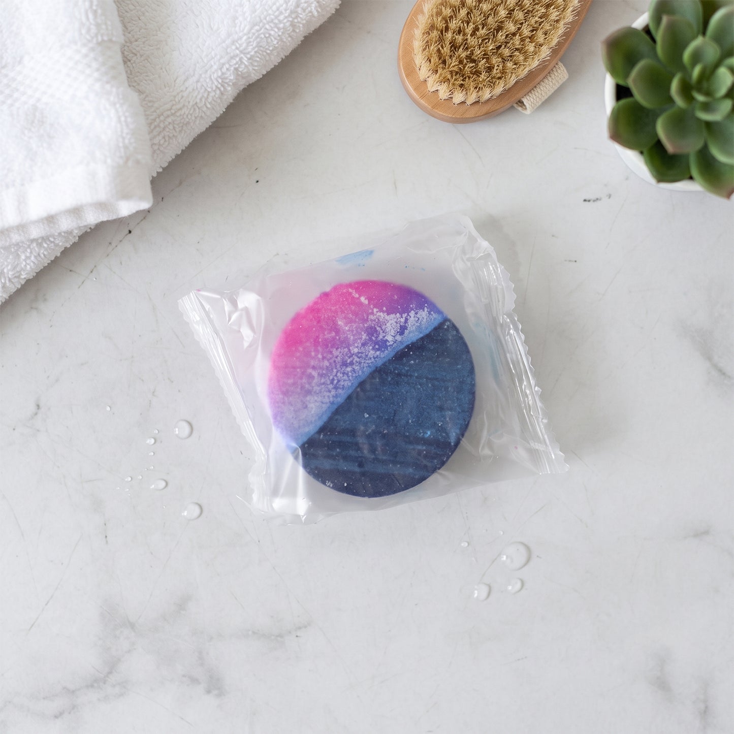 Toilet Bowl Cleaning Block, Tank Cleaner Tablet, White Peach Fragrance (1 Pc)
