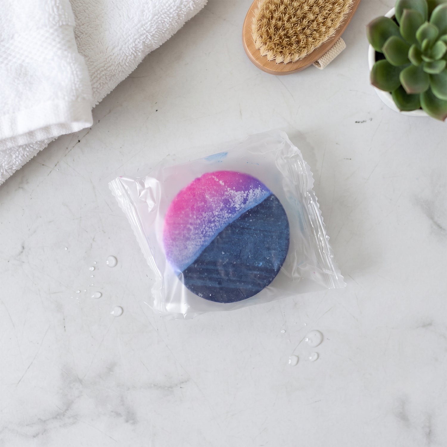 Toilet Bowl Cleaning Block, Tank Cleaner Tablet, White Peach Fragrance (1 Pc)