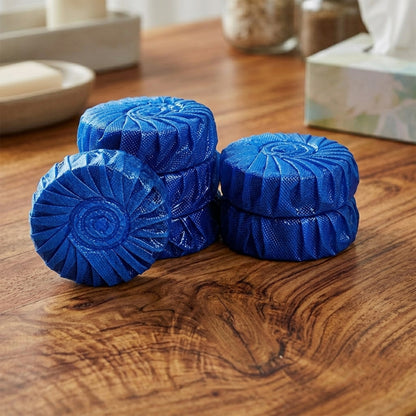Blue Toilet Cleaner Tablets for Automatic Toilet Bowl Cleaning (10 Pc)