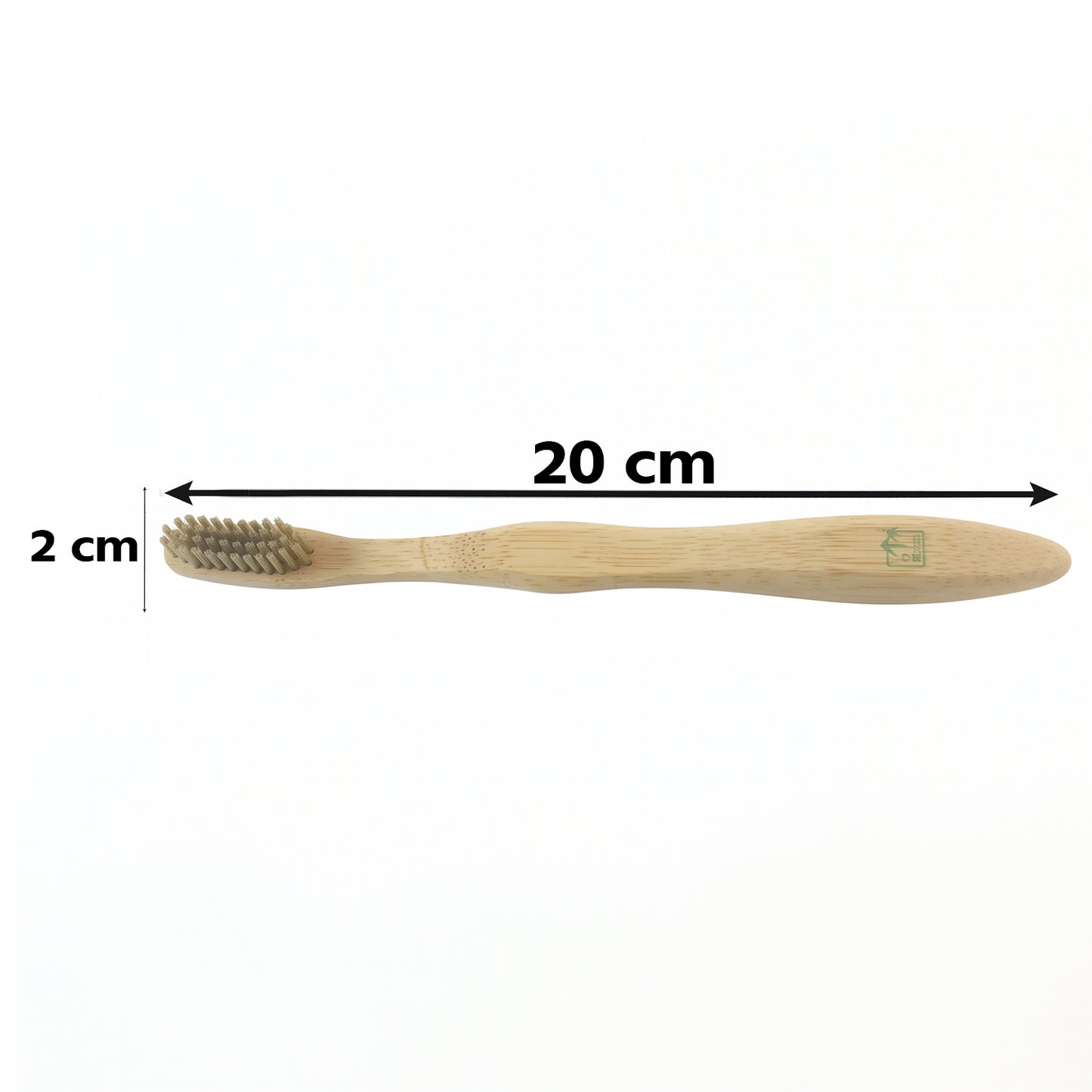Soft Bristle Bamboo Toothbrush, Eco-Friendly Wooden Toothbrush for Travel (1 Pc)