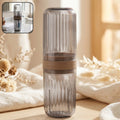 Travel Toothbrush Holder – Compact & Leakproof with Foldable Glass