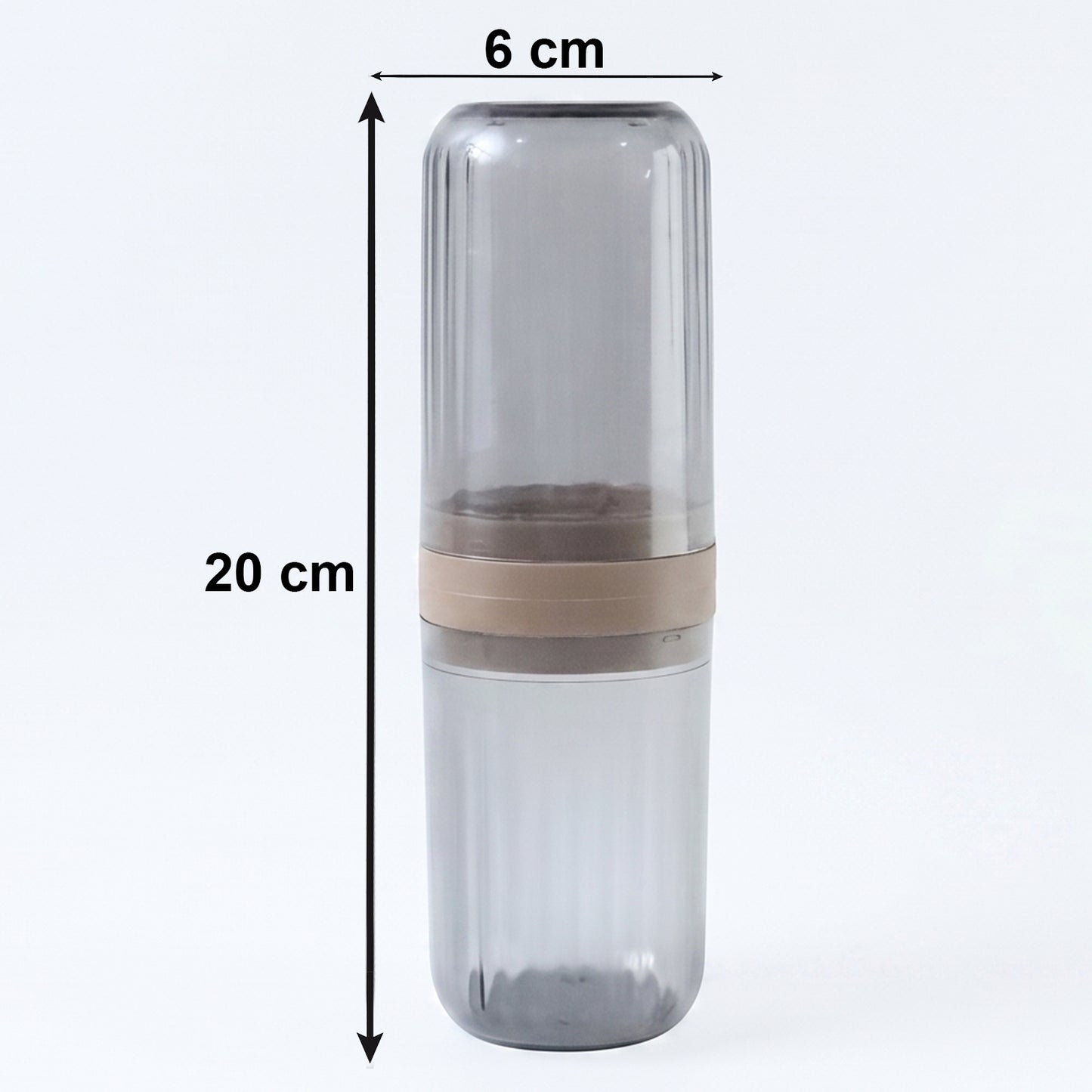 Easy carry foldable travel toothbrush cup design