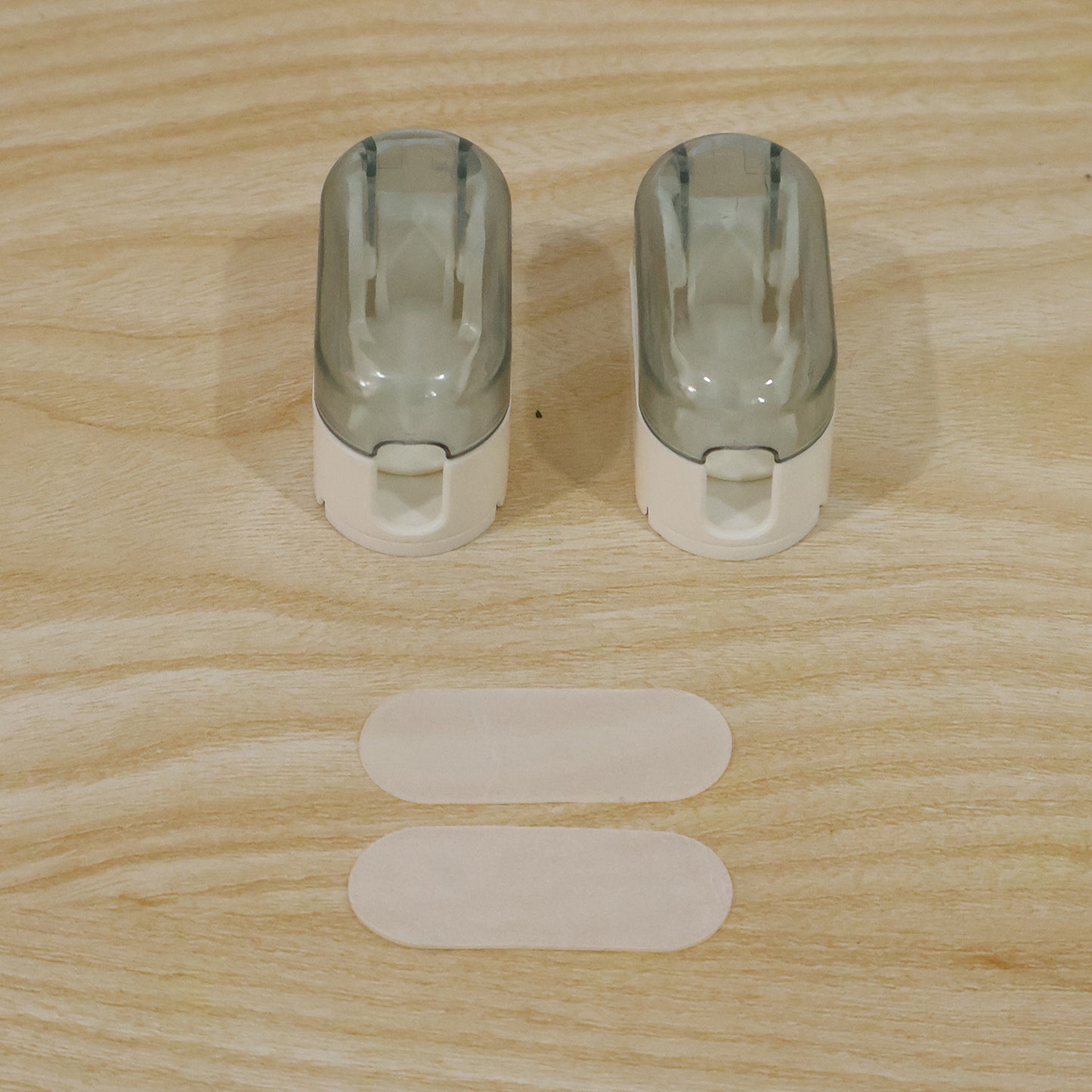 Portable Plastic Toothbrush Holder Wall Mounted Dust Cover Case (2 Pc)