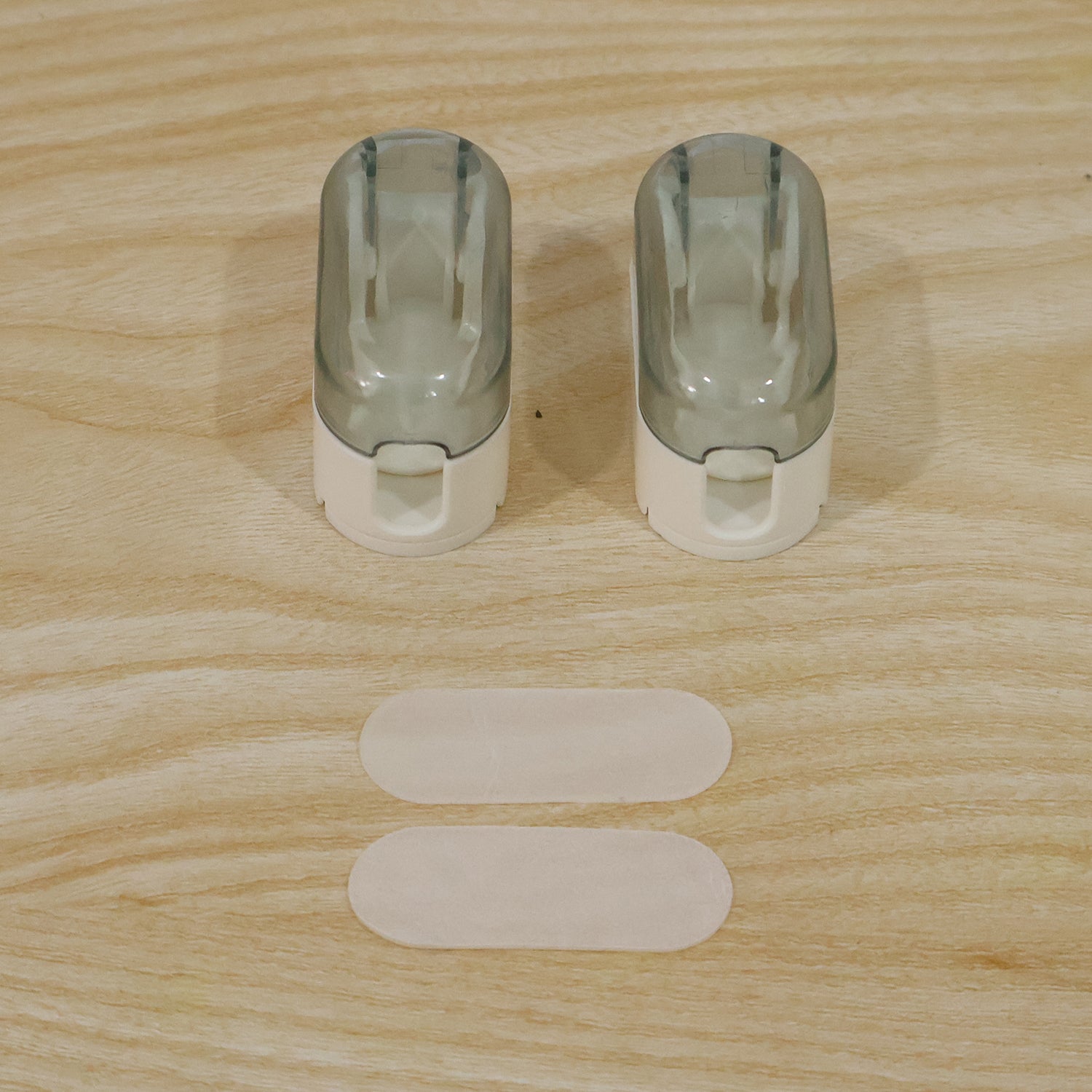 Portable Plastic Toothbrush Holder Wall Mounted Dust Cover Case (2 Pc)