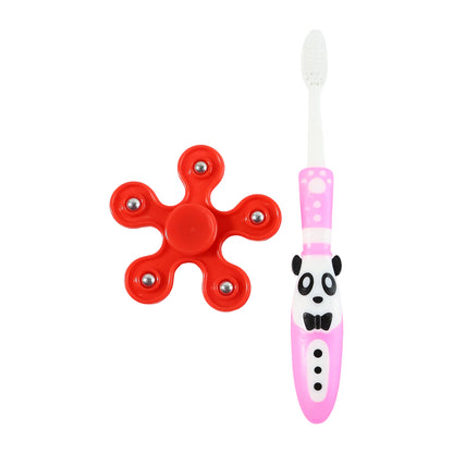 Kids Toothbrush and Fidget Spinner Toy Set