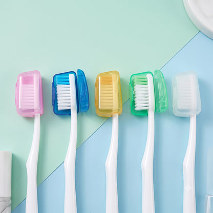 Toothbrush Head Cover Caps, Anti Dust Travel Brush Protector (5 Pcs)