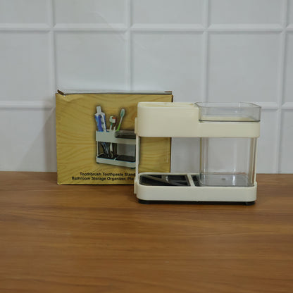 Multipurpose Toothbrush & Toothpaste Stand Holder (1 Set)