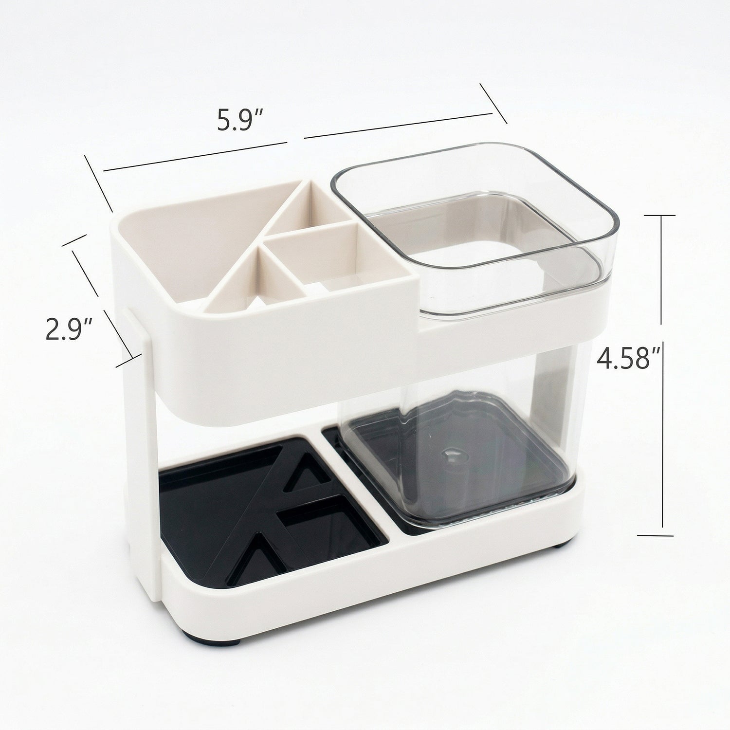 Multipurpose Toothbrush & Toothpaste Stand Holder (1 Set)