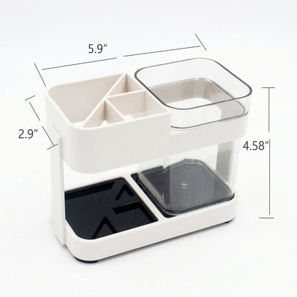 Multipurpose Toothbrush & Toothpaste Stand Holder (1 Set)