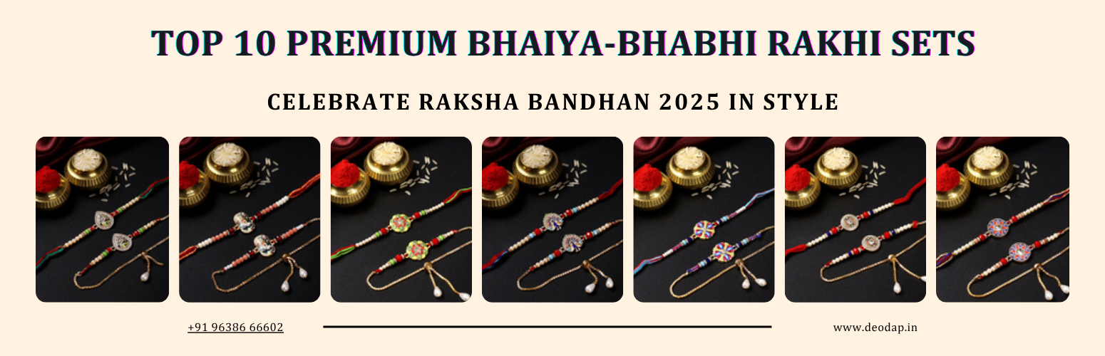 Top 10 Premium Bhaiya-Bhabhi Rakhi Sets to Celebrate Raksha Bandhan 2025 in Style