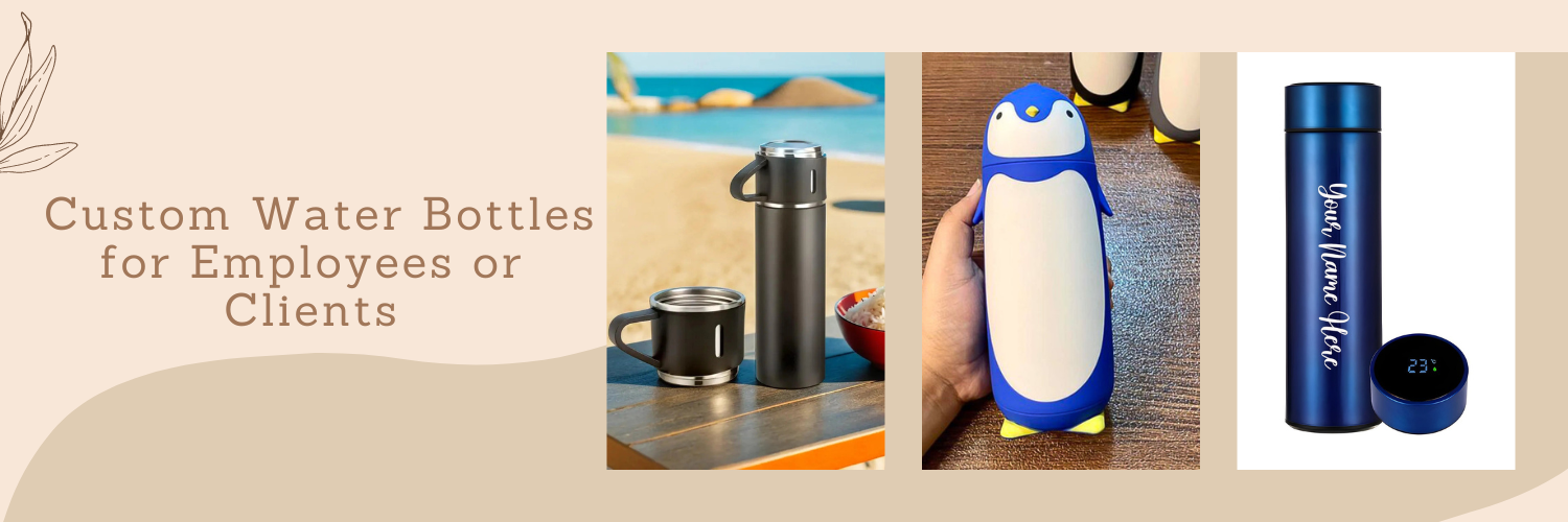 Top 4 Custom Water Bottles for Employees or Clients