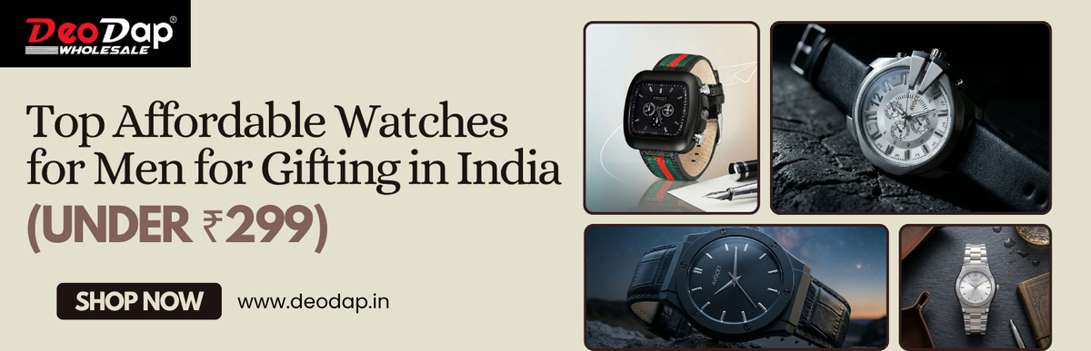 Top Affordable Watches for Men for Gifting in India (Under ₹299)