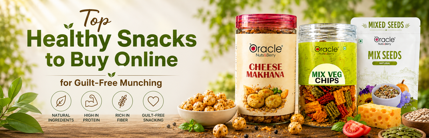 Top Healthy Snacks to Buy Online for Guilt-Free Munching
