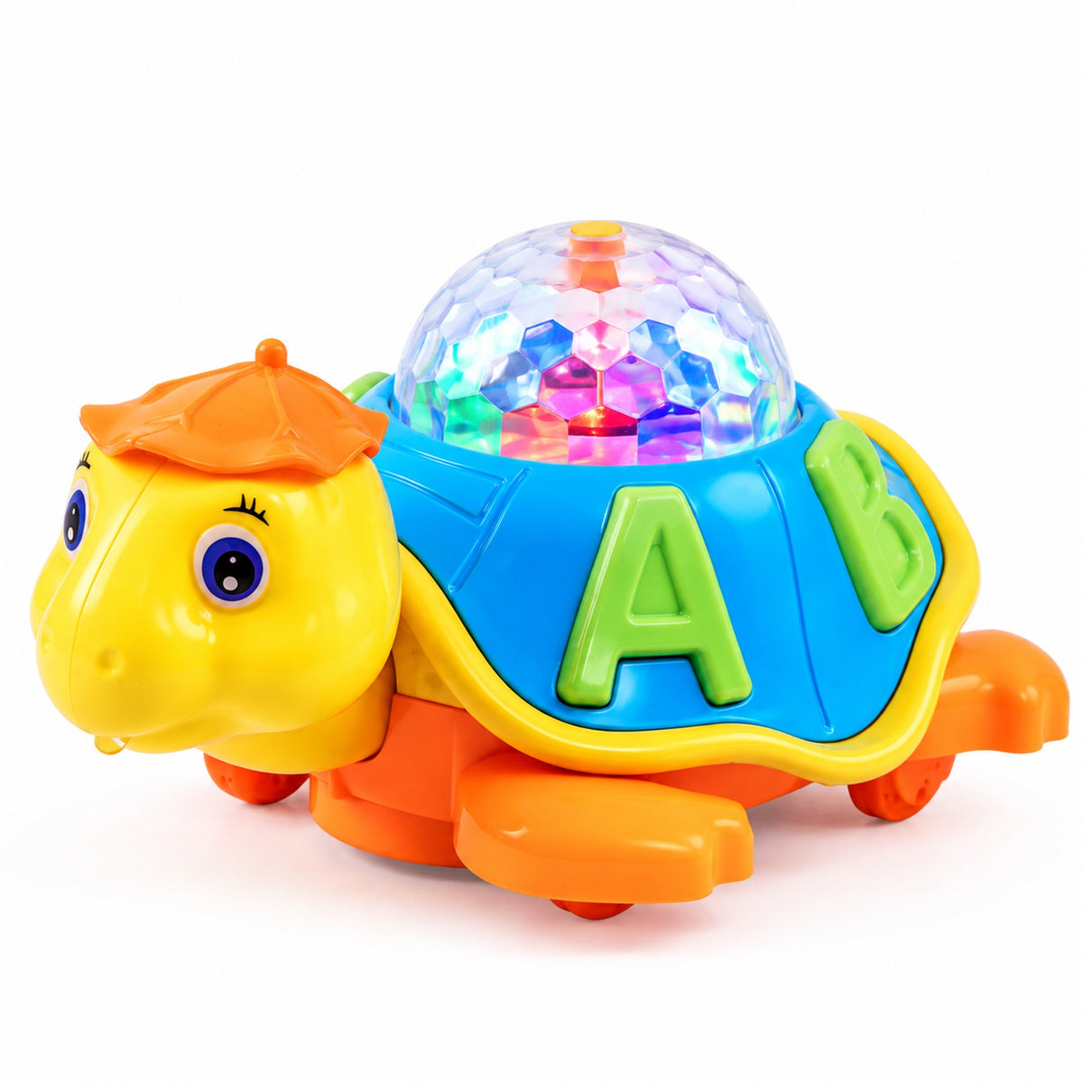 Musical Tortoise Toy with 3D LED Light Projector for Kids (1 Pc)