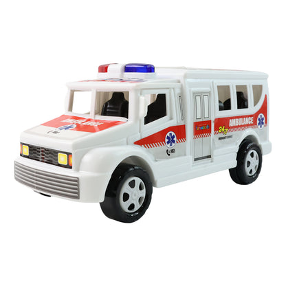 Funwoods Friction Powered Ambulance Toy for Kids (1 Pc)