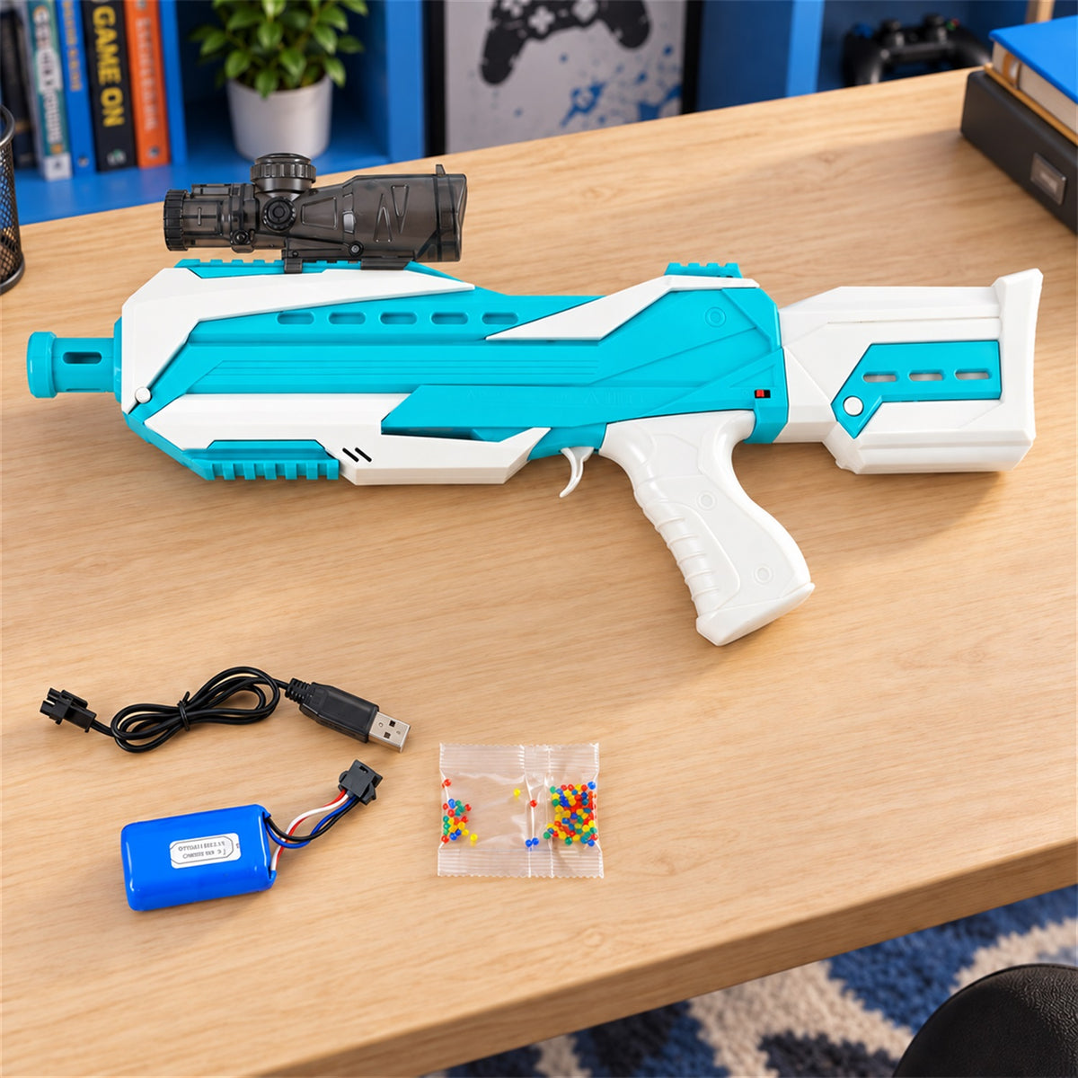 Gel blaster battery detail