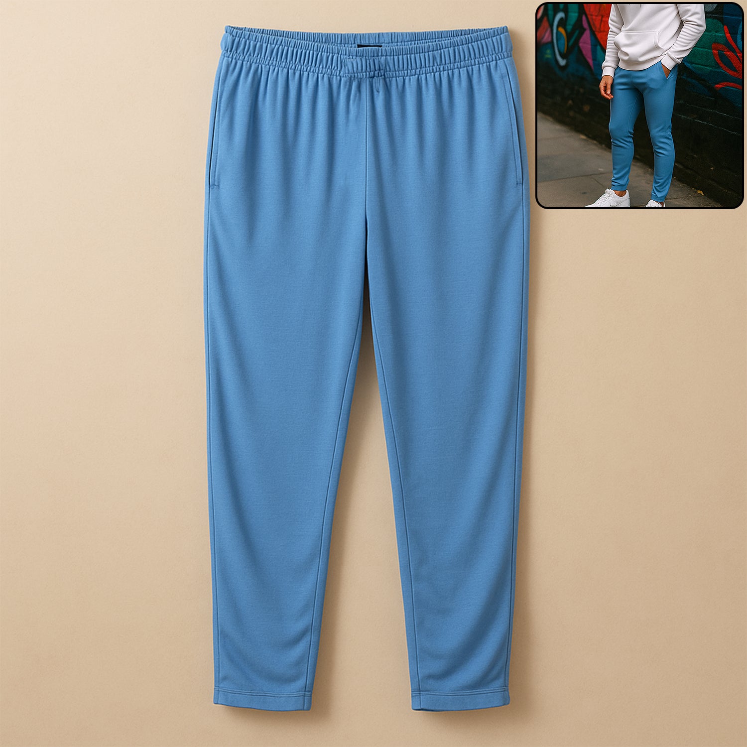 Premium Comfort Fit Men’s Track Pant (Size Large)