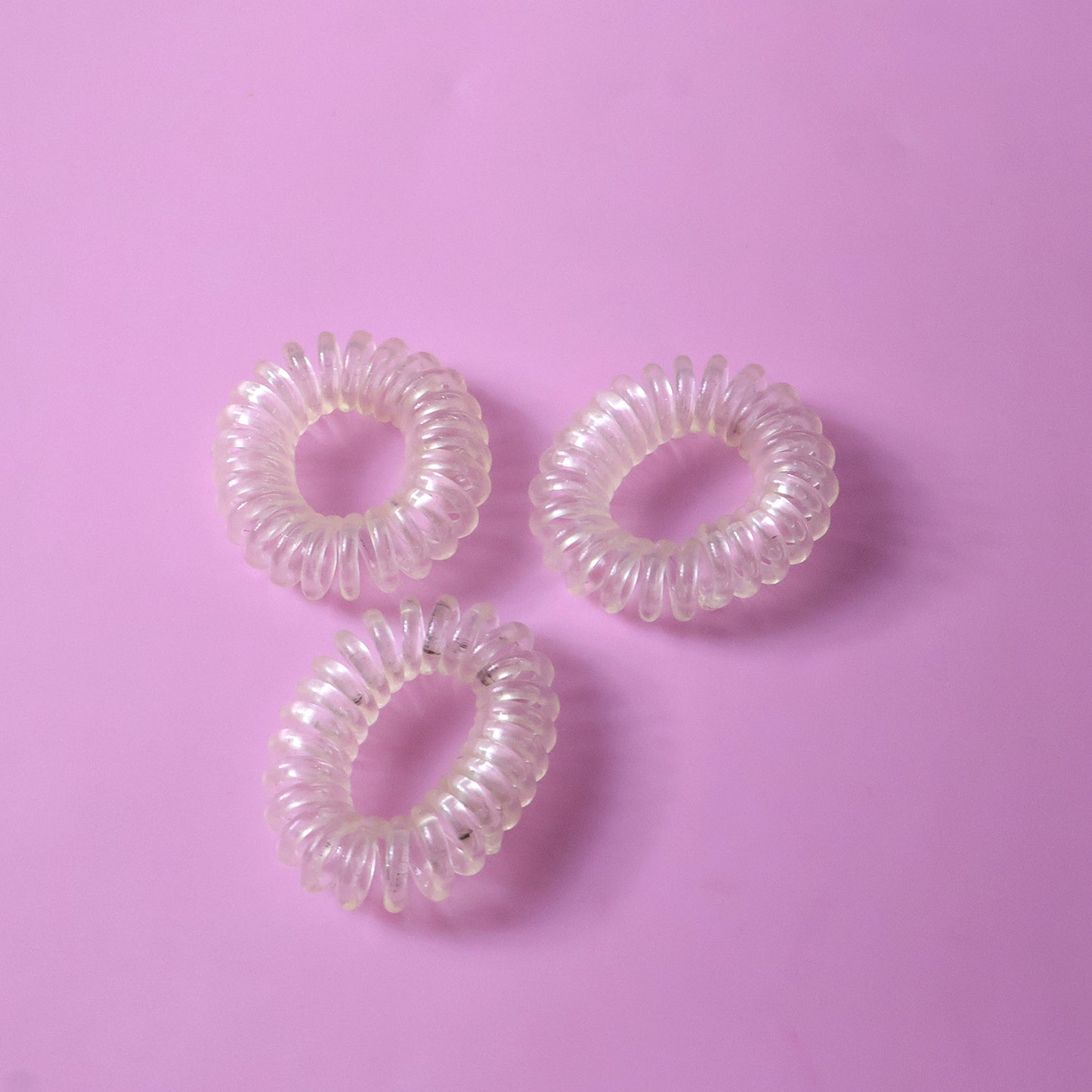 clear plastic hair bands