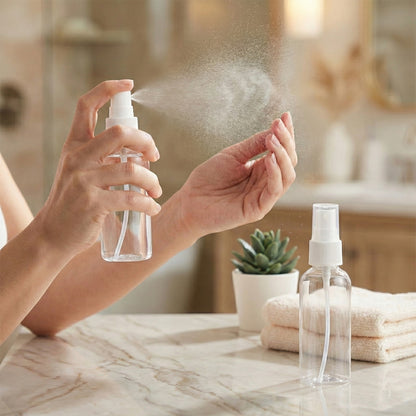 5-in-1 Refillable Travel Cosmetic Bottle Set