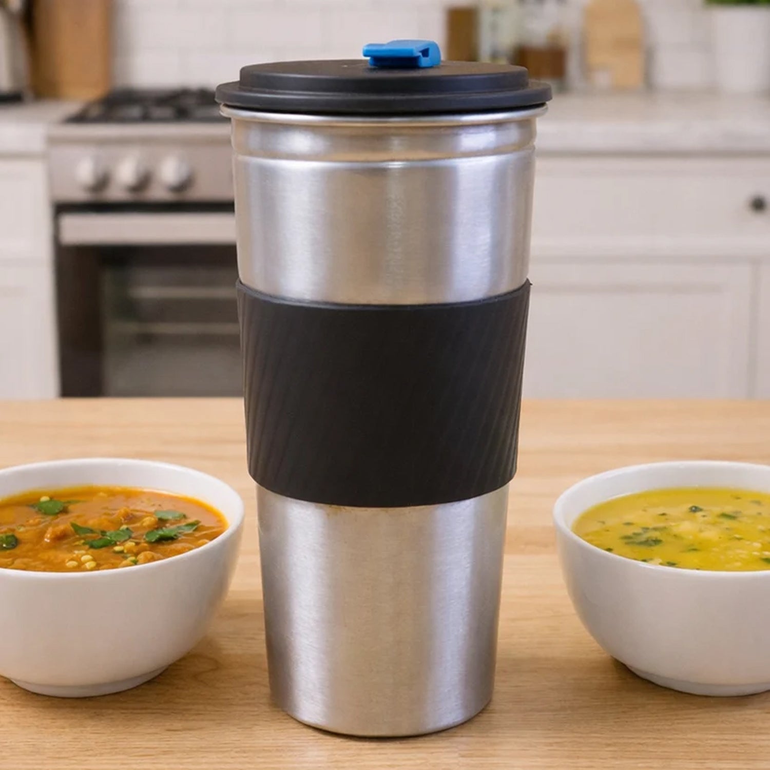 Stainless Steel Travel Tumbler – Leak-Resistant, 500ml Capacity