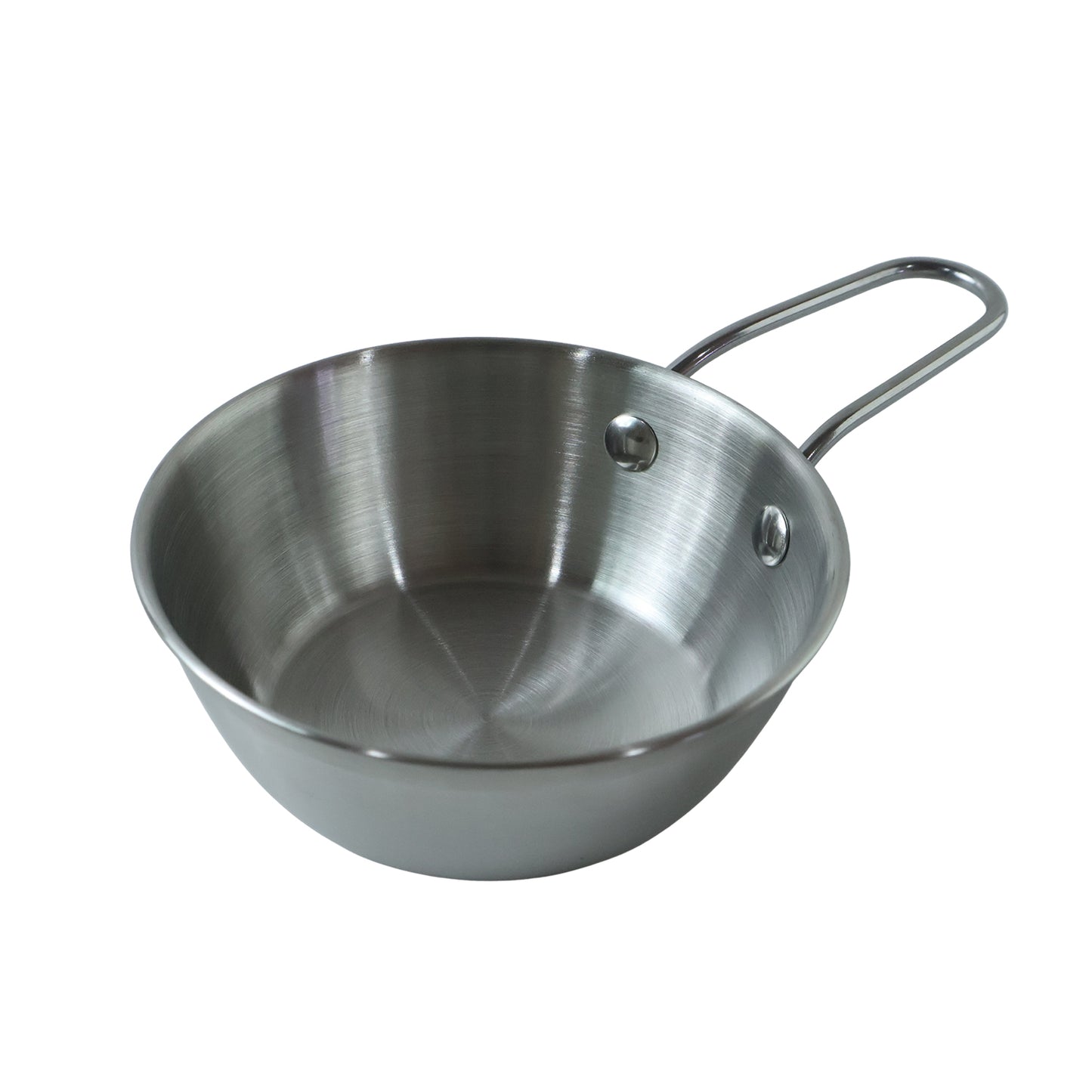 Stainless Steel Small Tadka Pan with Long Handle for Tempering 11 cm (1 Pc)