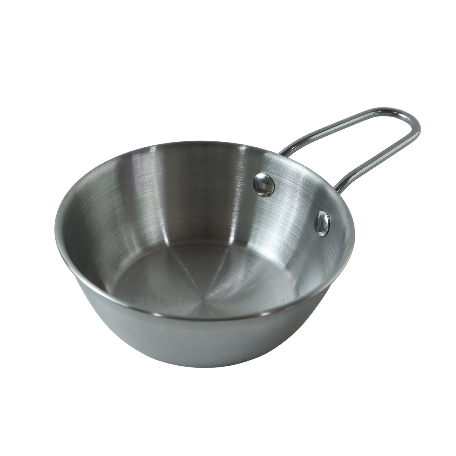 Stainless Steel Small Tadka Pan with Long Handle for Tempering 11 cm (1 Pc)